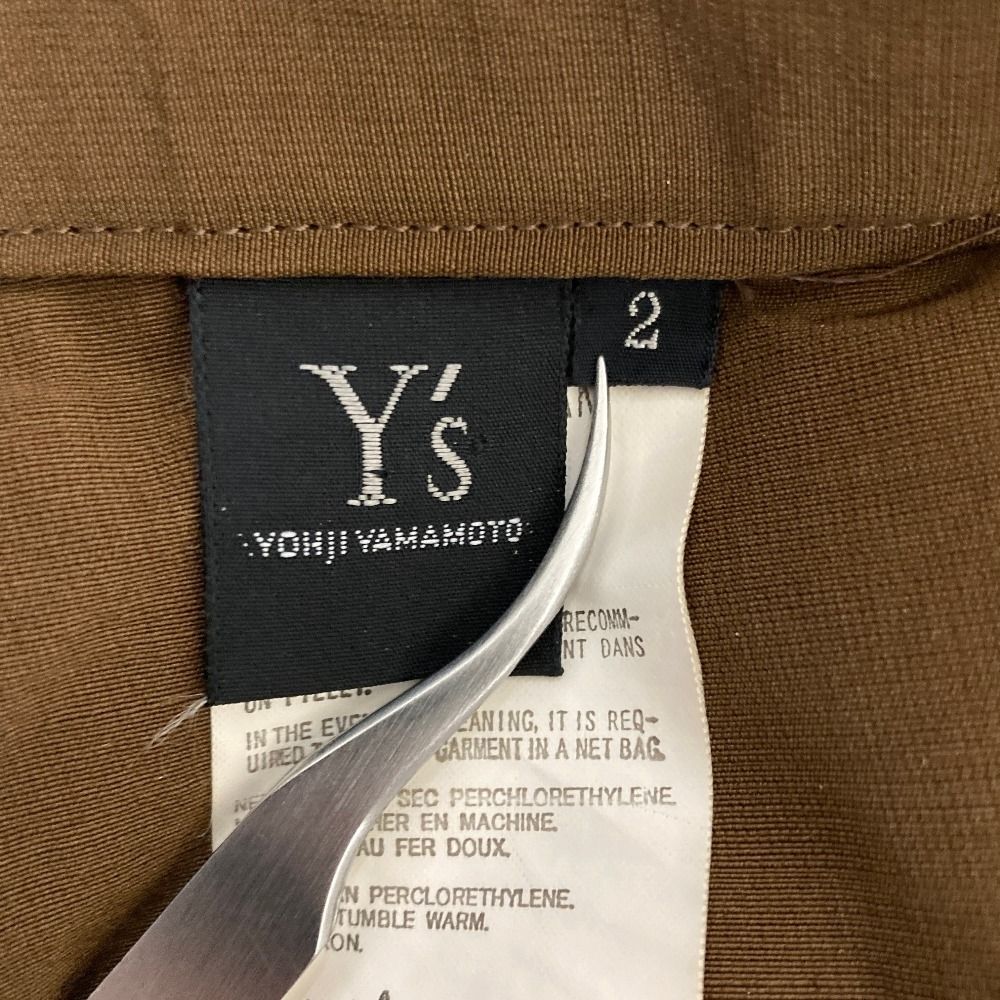 良品 Y's Yohji Yamamoto ワイズ ヨウジヤマモト ウールシルク ロング
