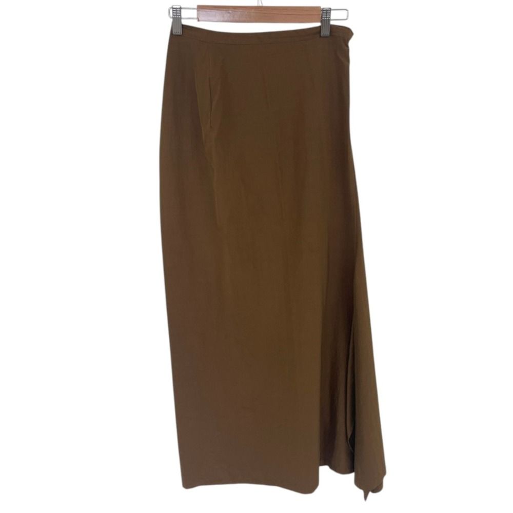 ヨウジヤマモト　Y’s ワイズ 変形スカート キャメル2 良品 Y's Yohji Yamamoto ワイズ ヨウジヤマモト ウールシルク ロング