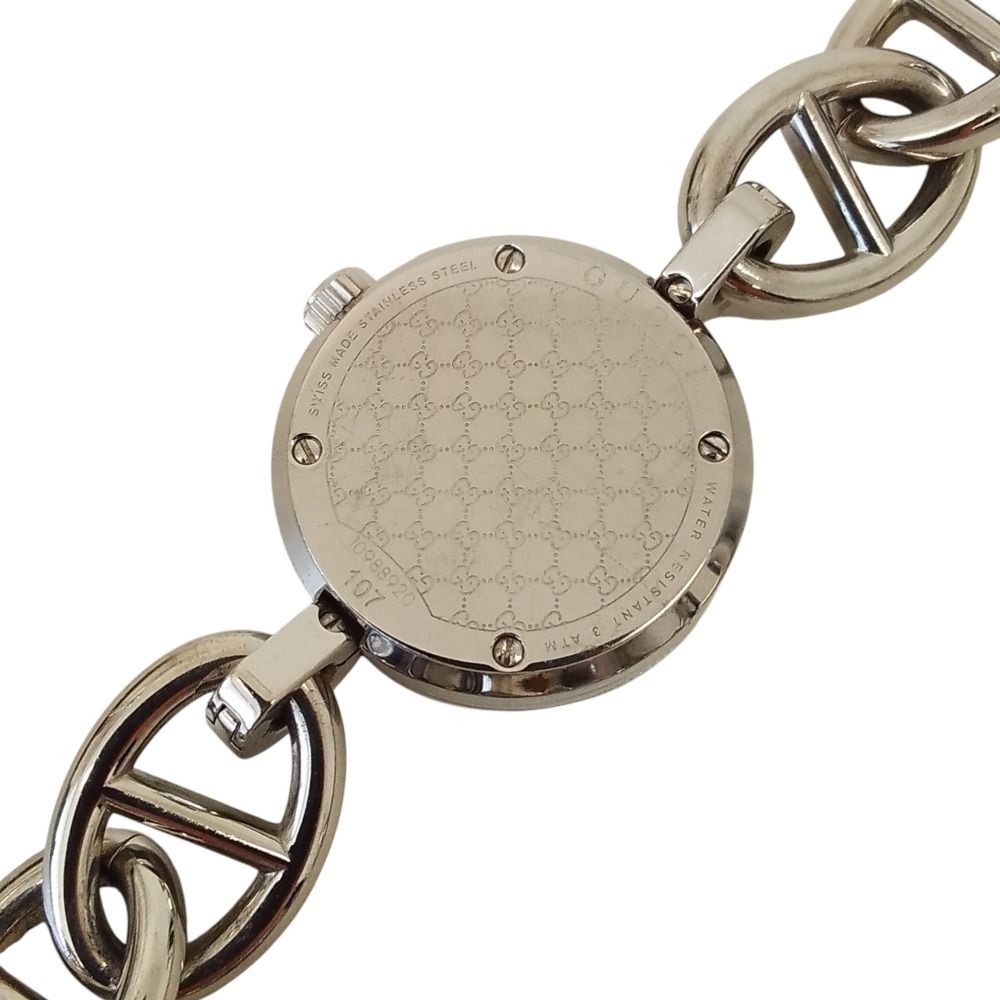 美品 GUCCI グッチ 107 Gチャーム ブレスレットウォッチ クォーツ