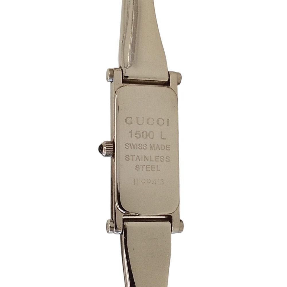 美品 GUCCIグッチ 1500L クォーツ 腕時計 レディースウォッチ ピンク