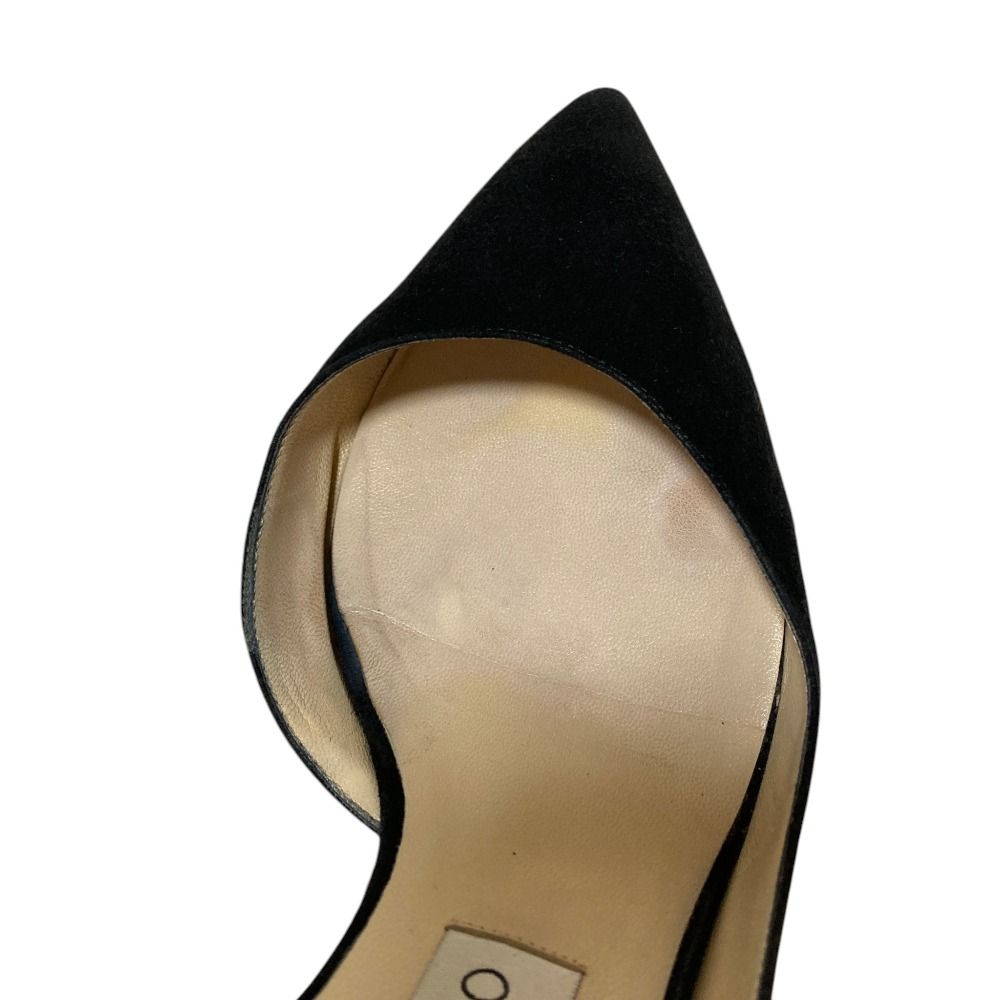 良品 JIMMY CHOO ジミーチュウ スエード ポインテッドトゥ アンクル