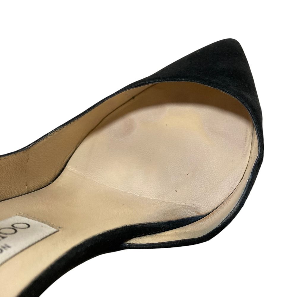 良品 JIMMY CHOO ジミーチュウ スエード ポインテッドトゥ アンクル