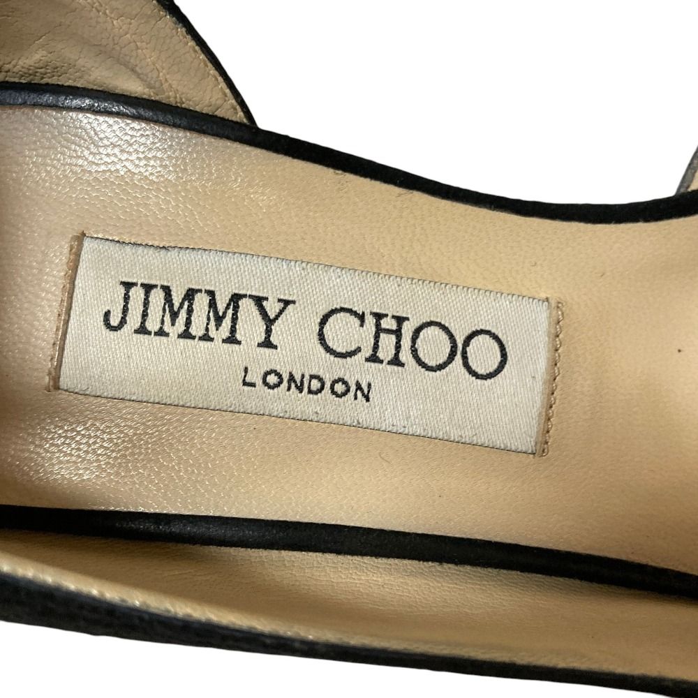 良品 JIMMY CHOO ジミーチュウ スエード ポインテッドトゥ アンクル