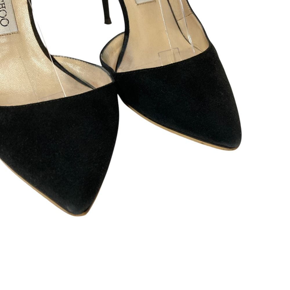 良品 JIMMY CHOO ジミーチュウ スエード ポインテッドトゥ アンクル