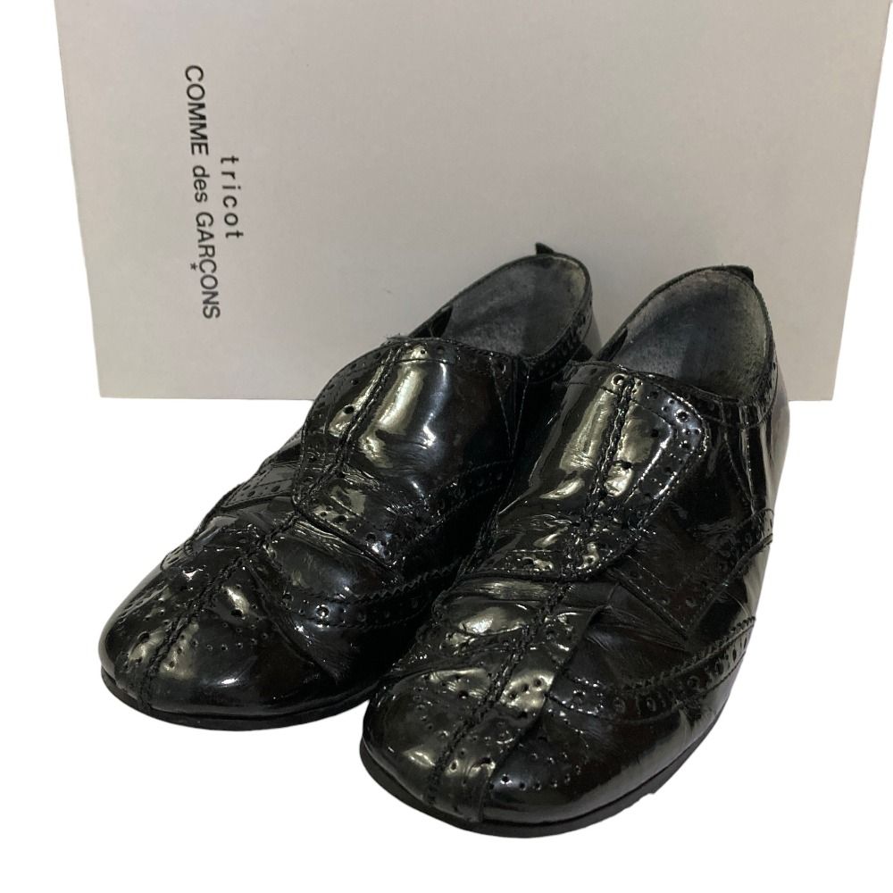トリココムデギャルソン フリルローファー ブラック 良品 tricot COMME des GARCONS トリココムデギャルソン ローファー