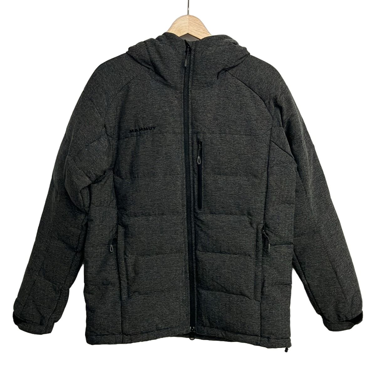 MAMMUT(マムート) ダウンジャケット サイズasia M メンズ - グレー×黒