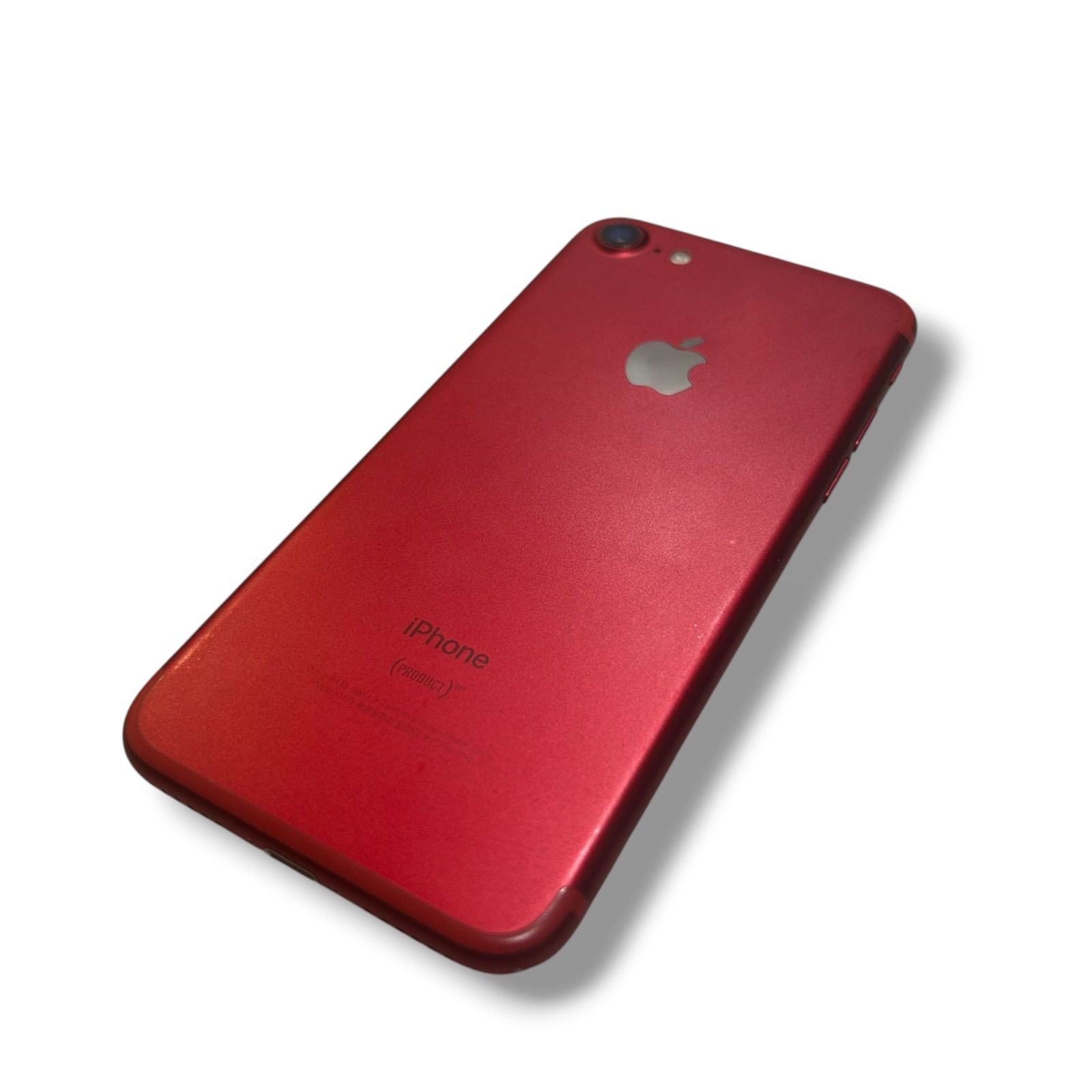 美品 iPhone7 128GB レッド SIMフリー 箱付 バッテリー100% - メルカリ