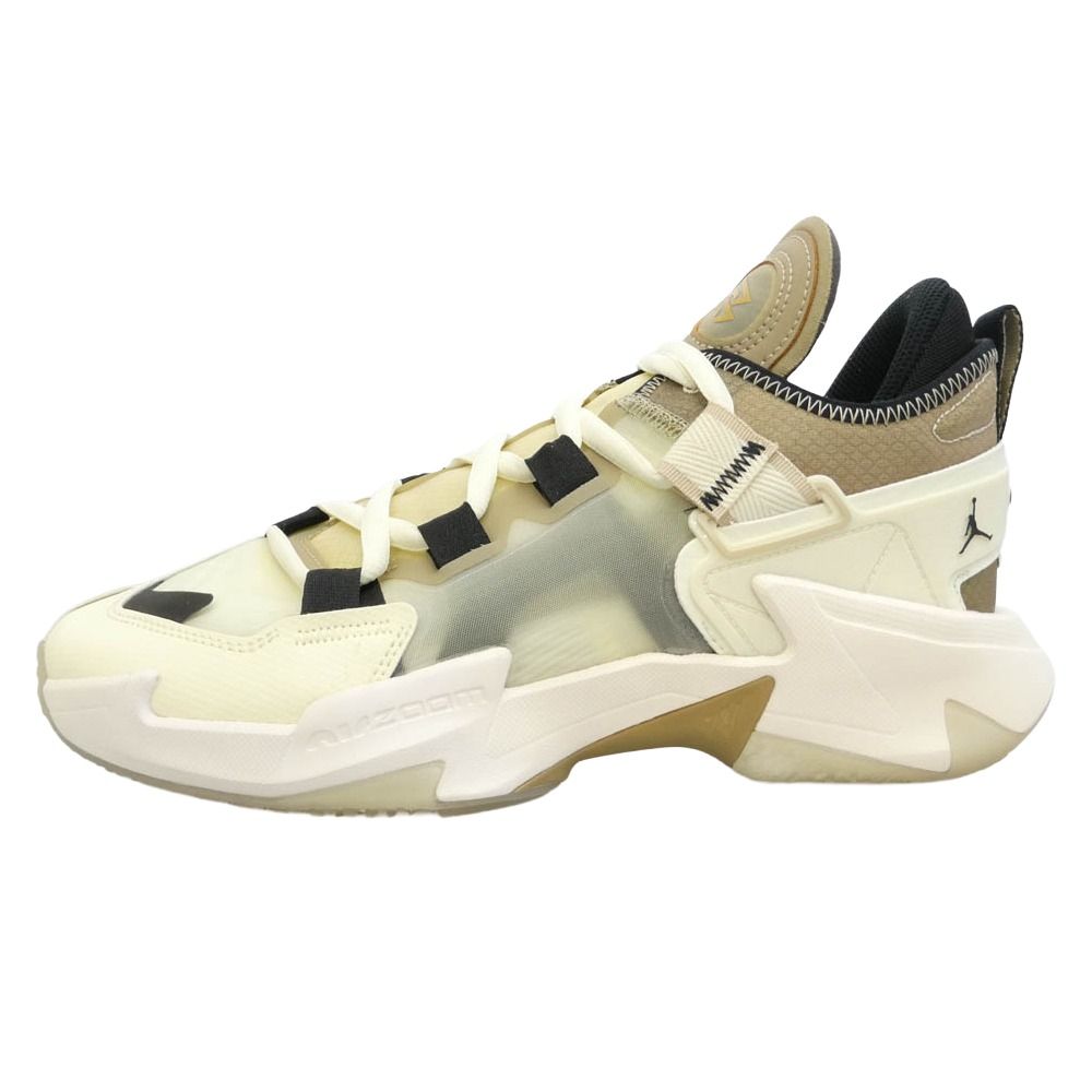 NIKE ナイキ DC3638-102 Jordan Why Not Zer0.5 Coconut Milk Khaki Rattan Black ジョーダン ワイノット バッシュ ローカット スニーカー 26cm【極上美品】【中古】