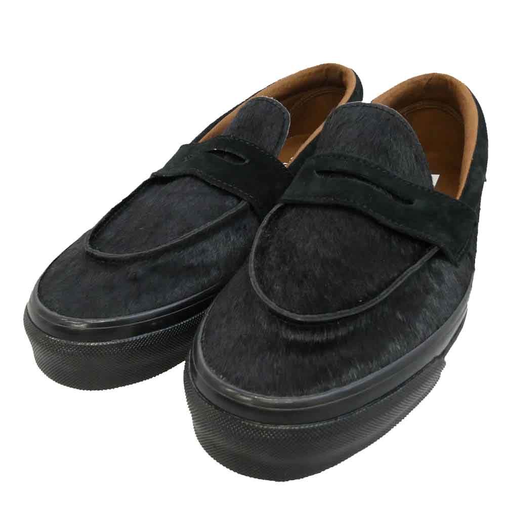 VANS バンズ vn000vasbla LX Loafer 53 PONY HAIR ローファー53 スニーカー ブラック系 27cm【極上美品】【中古】