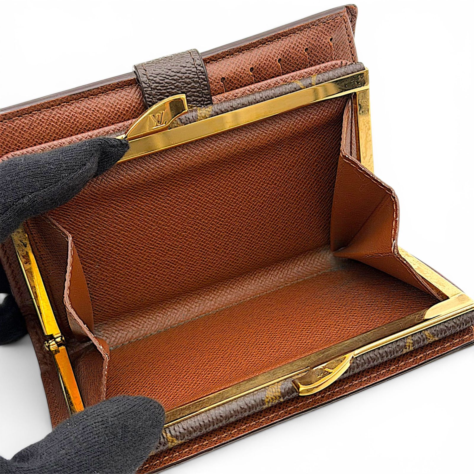 美品】ルイヴィトン モノグラム ポルトフォイユ ヴィエノワ がま口財布