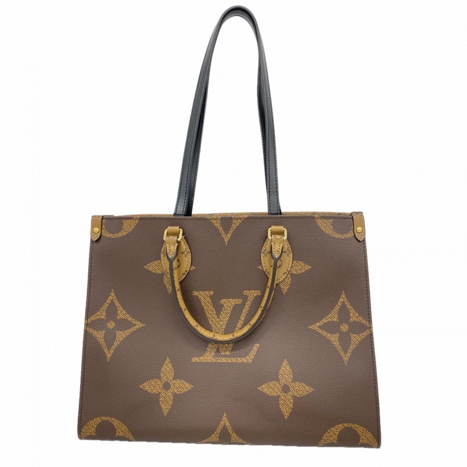 ルイ・ヴィトン(Louis Vuitton) ルイ・ヴィトン トートバッグ モノグラム・ジャイアント リバース オンザゴーMM M45321 ブラウン 2wayバッグレディース