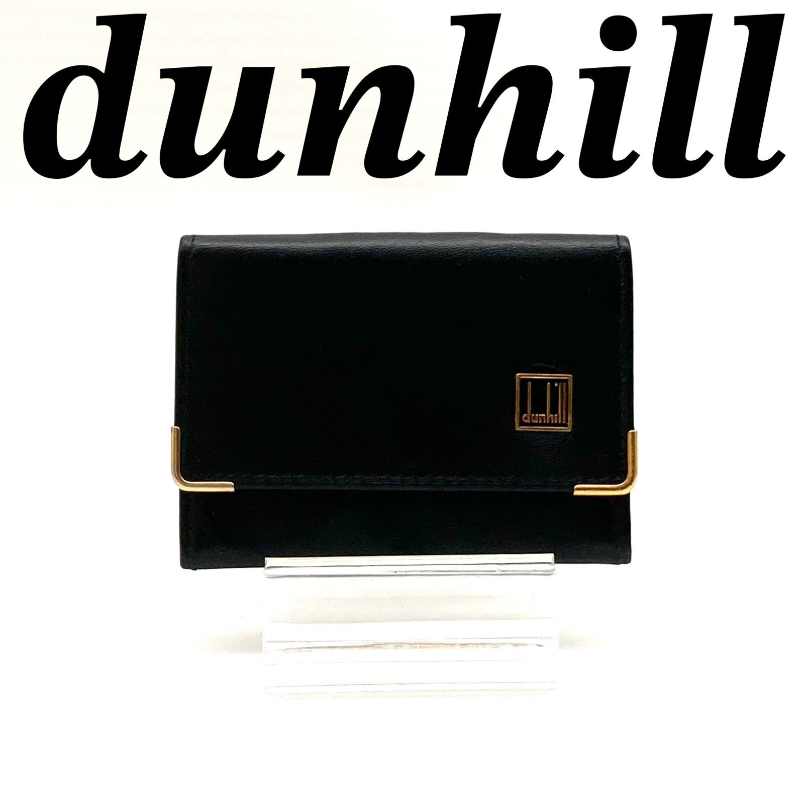 ダンヒル Dunhill コインケース 財布 レザー ブラック系 19F2F80AT001R