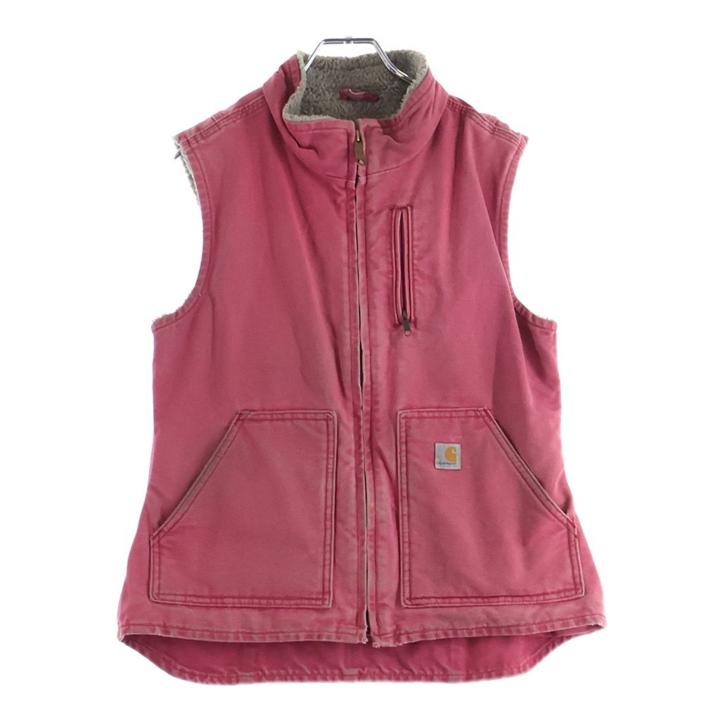 CARHARTT (カーハート) モックネック ダックベスト レッド - メルカリ