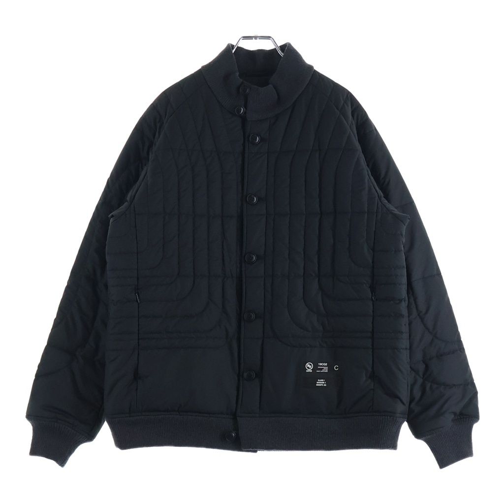NEIGHBORHOOD (ネイバーフッド) 19AW DESIGN QUILT E-JKT デザインキルティング ポリエステル ジャケット ブルゾン ブラック 192PPNH-JKM05