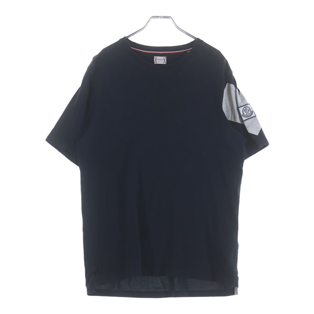 MONCLER (モンクレール) MAGLIA T-Shirt パッチワーク 半袖Tシャツ カットソー ネイビー C13918007050