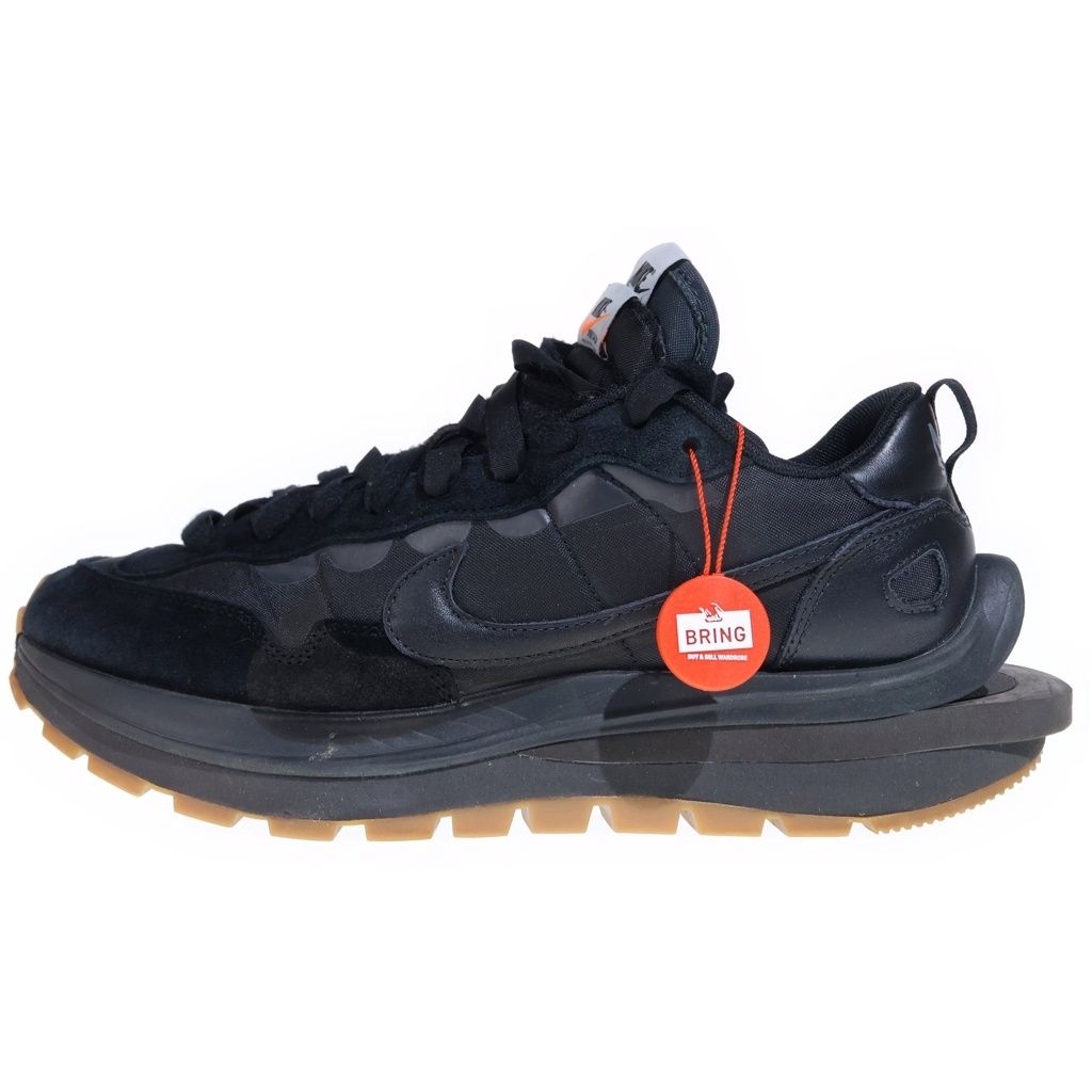 NIKE (ナイキ) ×SACAI VAPOR WAFFLE BLACK GUM サカイ ヴェイパーワッフル ガム ローカットスニーカー ブラック US9/27cm DD1875-001