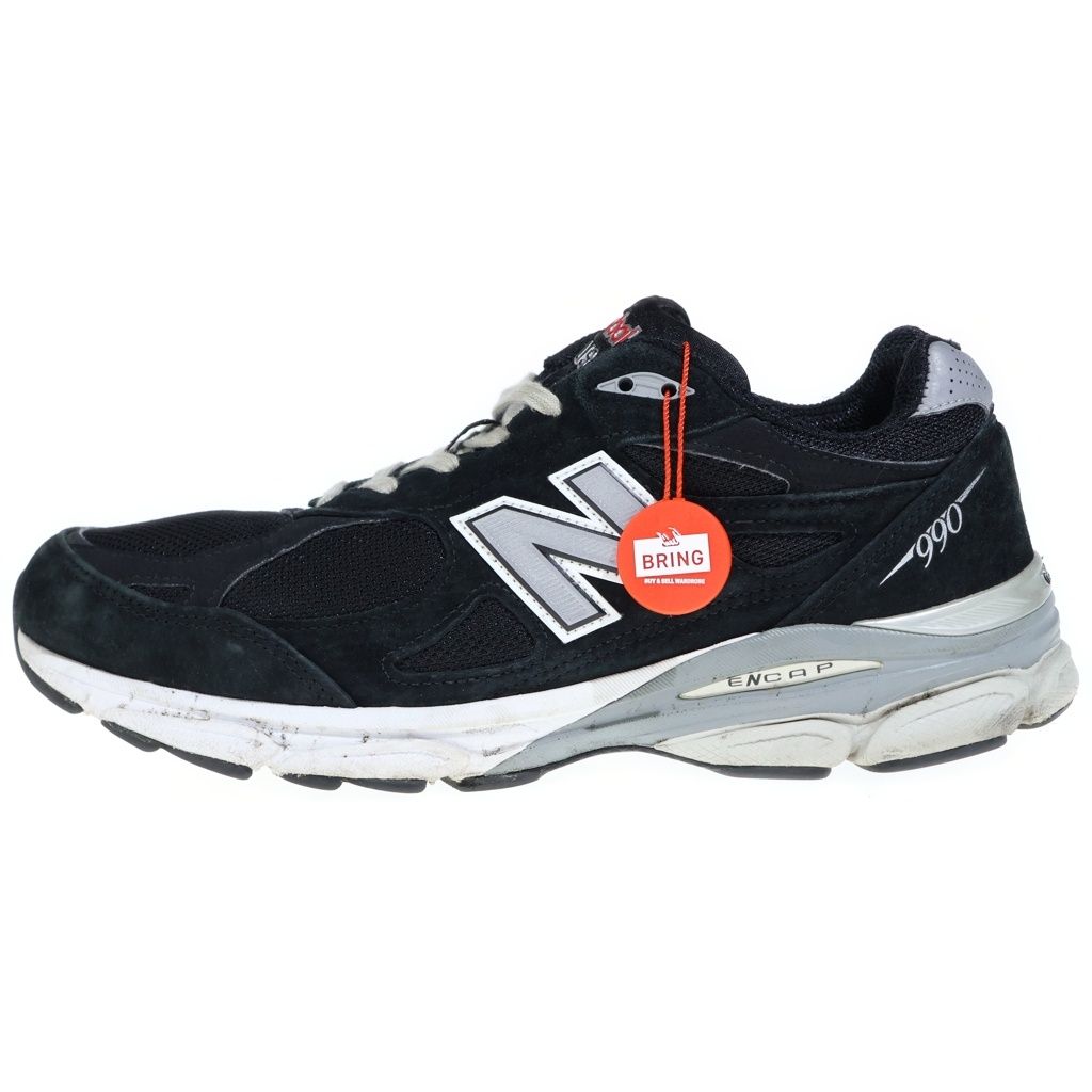 New Balance (ニューバランス) M990BS3 スエード ローカットスニーカー ブラック US11/29cm