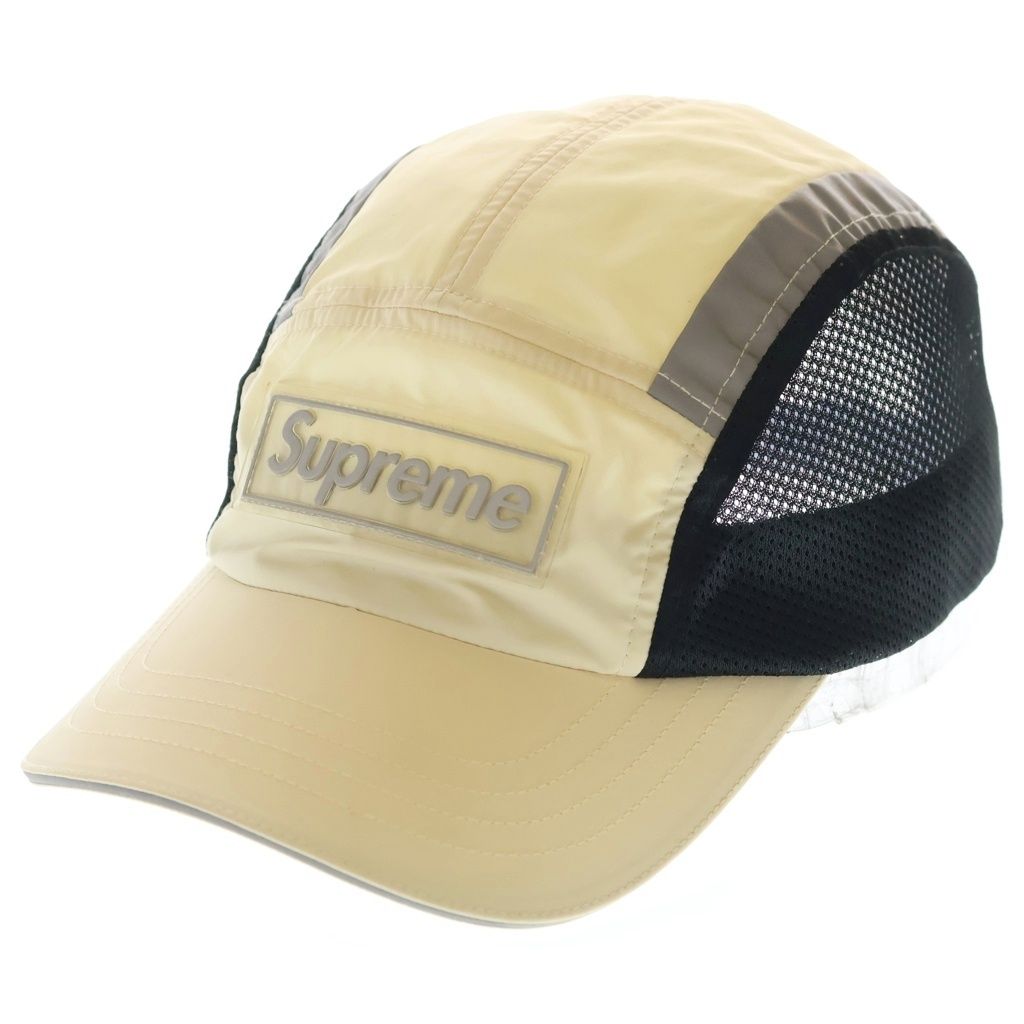 SUPREME (シュプリーム) 25SS Side Mesh Camp Cap サイドメッシュ ボックスロゴ キャンプキャップ ベージュ