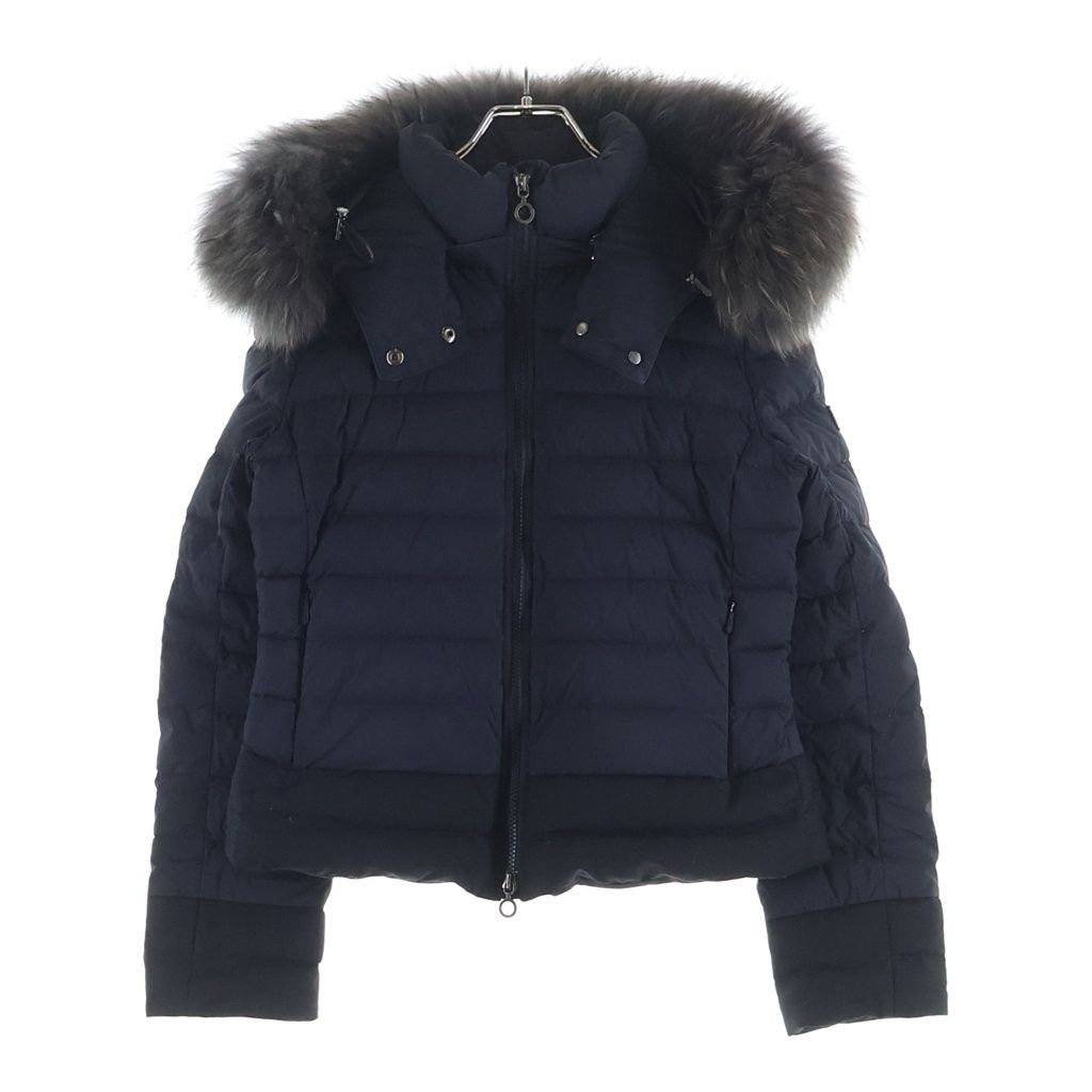 TATRAS (タトラス) 21AW VARENA DOWN JACKET ヴァレナ ダウンジャケット フード ファー ブラック LTKE21A4164-D レディース