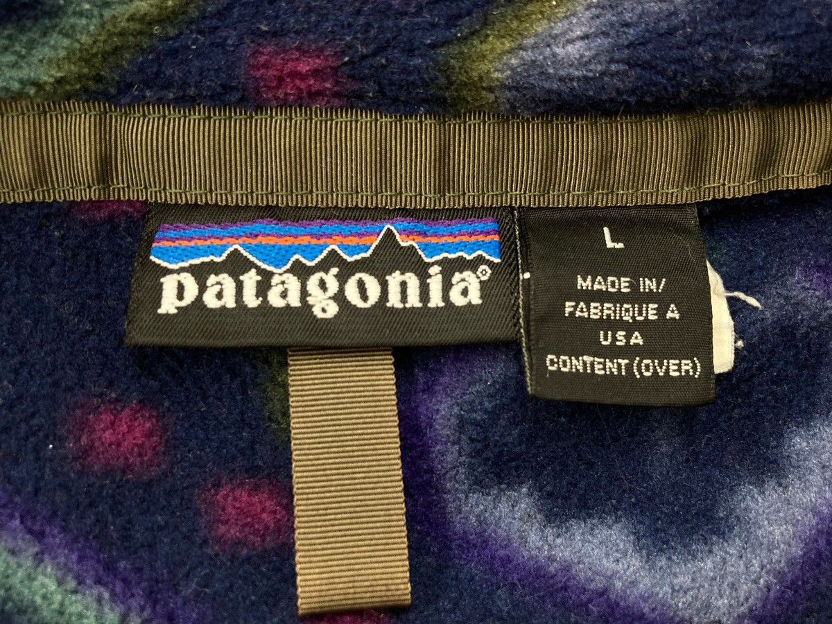 パタゴニア Patagonia 90's USA製 タペストリー柄 Synchilla Snap-T