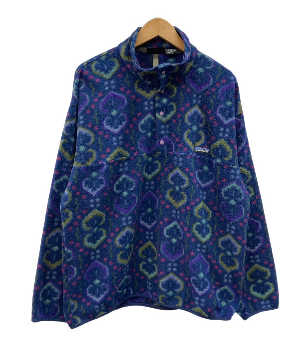 パタゴニア Patagonia 90's USA製 タペストリー柄 Synchilla Snap-T