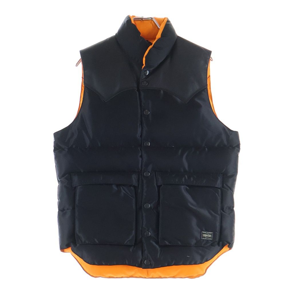 ROCKY MOUNTAIN (ロッキーマウンテン) ×PORTER ×BEAMS TANKER DOWN VEST ポーター ビームス タンカー ダウンベスト ブラック 450-492-64