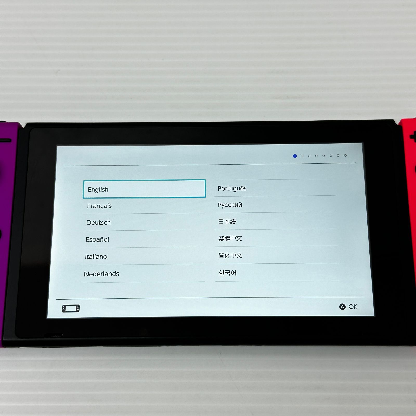 (美品)Nintendo Switch 本体 バッテリー強化版 パープル Nintendo Switch ニンテンドースイッチ (ネオンパープル / ネオン
