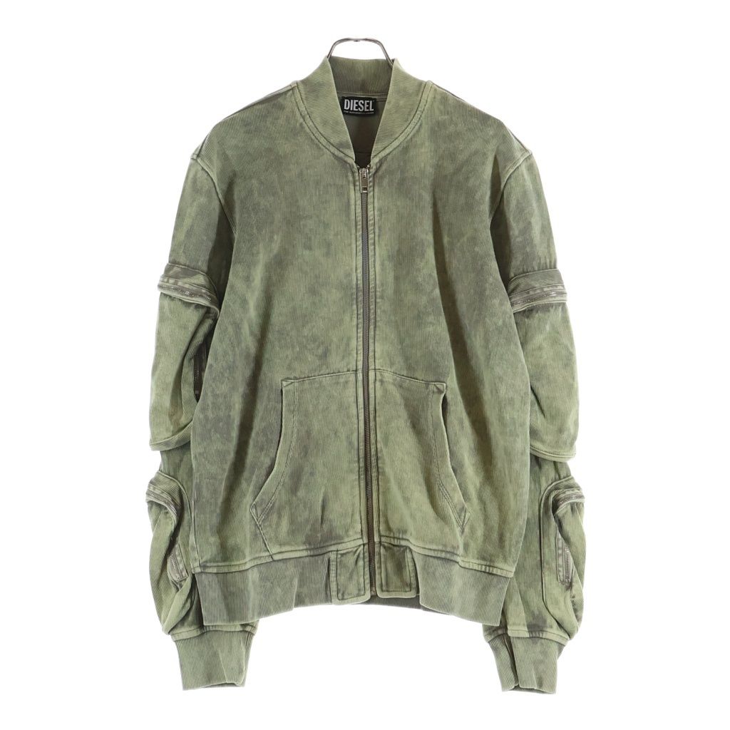 DIESEL (ディーゼル) 22AW S-Ginnet ジップアップ ジャケット グリーン A064190BHAC