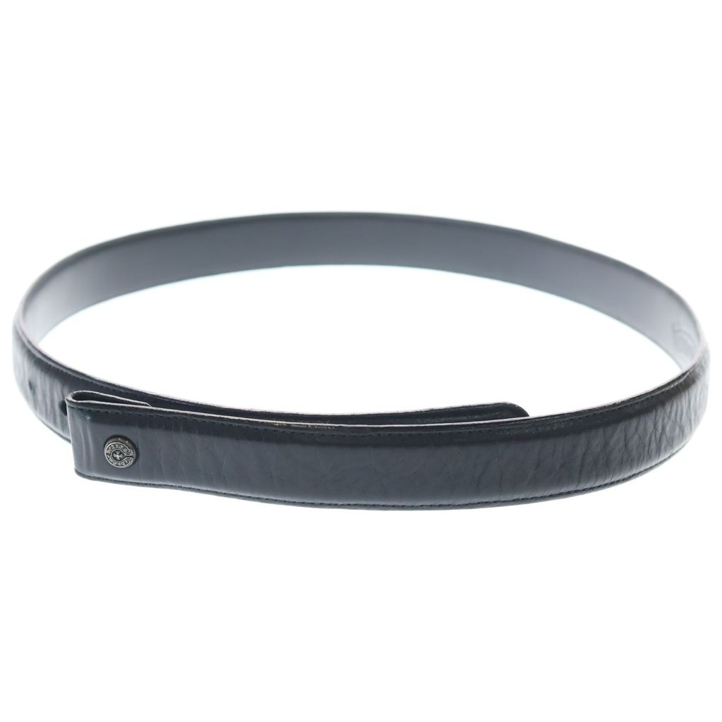 CHROME HEARTS (クロムハーツ) 1.0 STRAP 1.0インチ ホースシューリベッツ レザーベルトストラップ ブラック