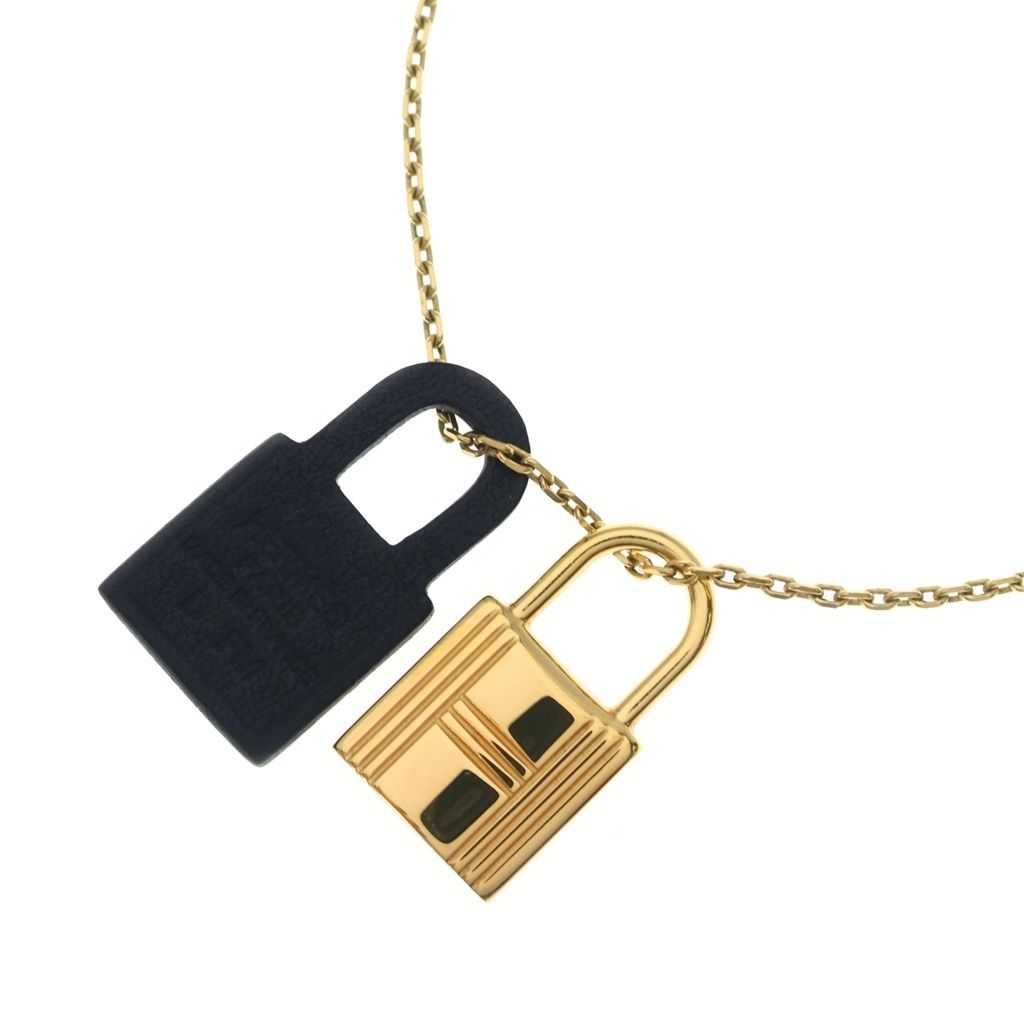 HERMES (エルメス) オーケリーPM ネックレス ペンダント チェーン ゴールド金具 D刻印 ゴールド RG1129