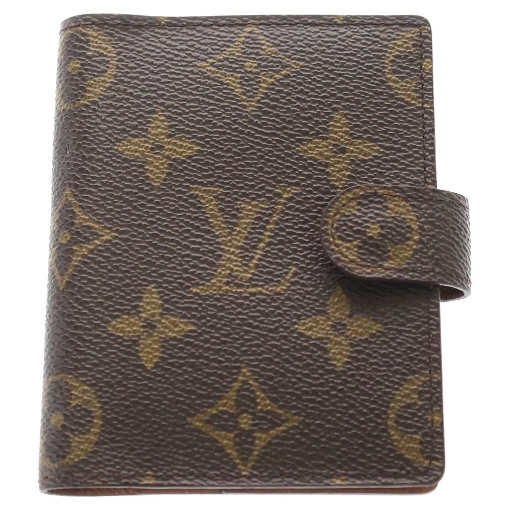 LOUIS VUITTON (ルイヴィトン) モノグラム アジェンダミニ PVC レザー 手帳カバー R20007 ブラウン