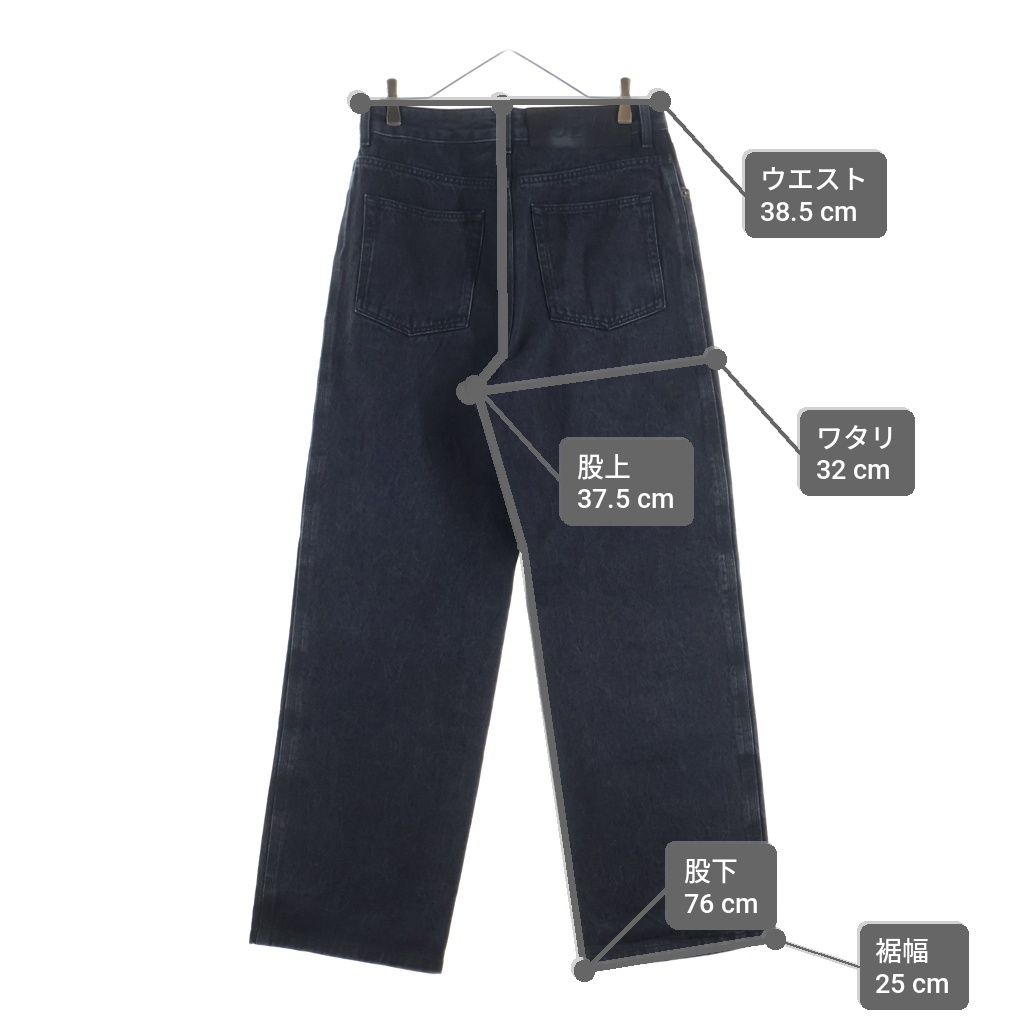 LOEWE (ロエベ) ANAGRAM BAGGY JEANS アナグラムバギージーンズ