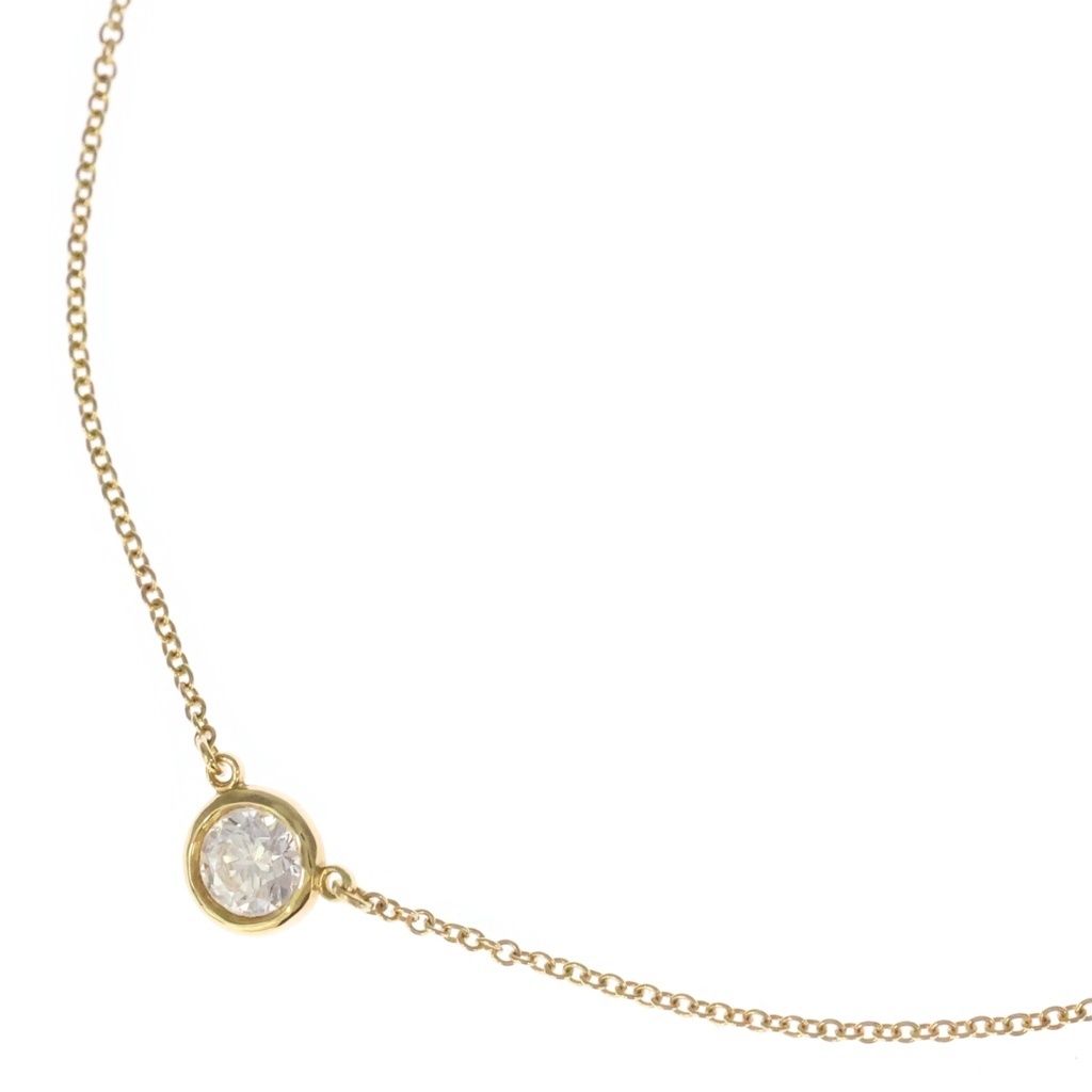 TIFFANY & Co. (ティファニー) バイザヤード ネックレス ペンダント チェーン ゴールド Au750 2.0g