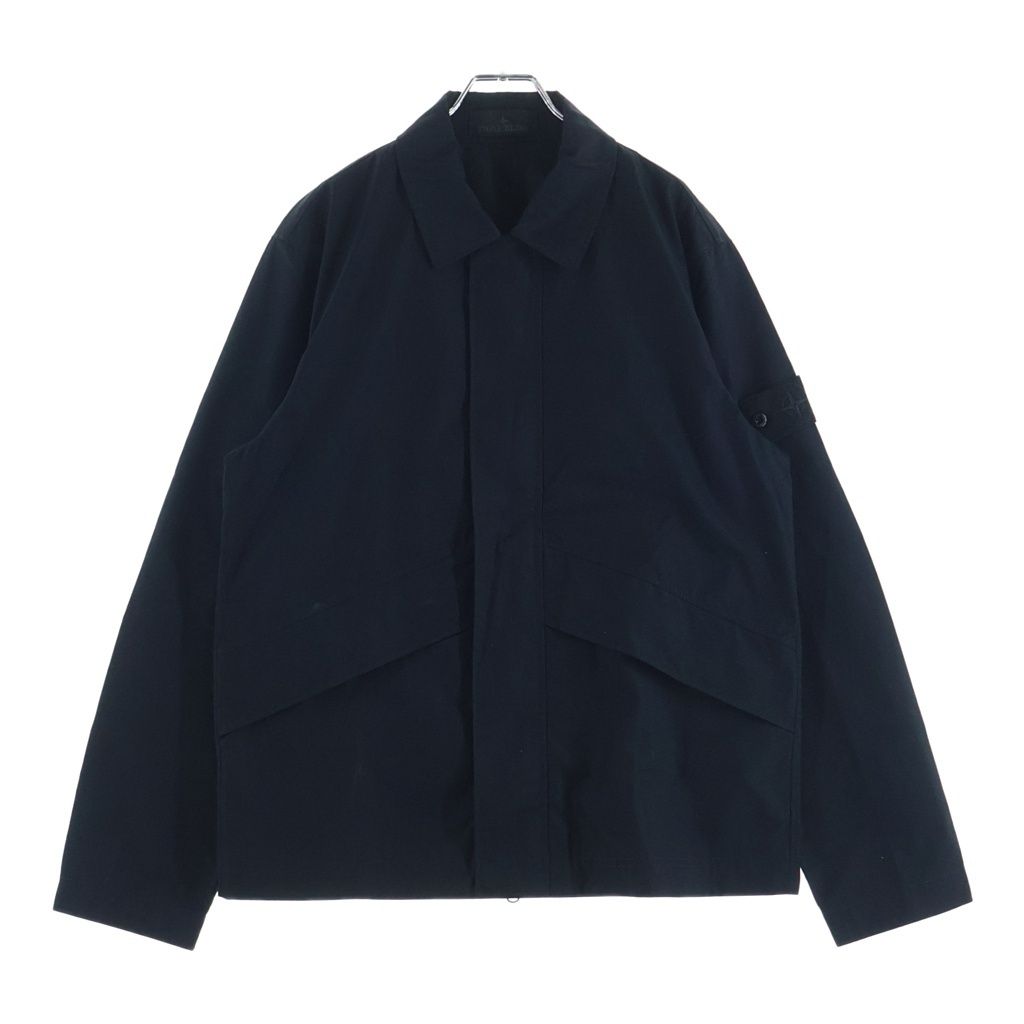 STONE ISLAND (ストーンアイランド) GHOST PIECE OVERSIZED SHIRT ゴーストピース オーバーサイズシャツ ブラック 8115107F