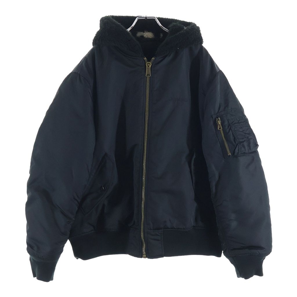 SUPREME (シュプリーム) 22AW Faux Fur Reversible MA-1 フェイクファー リバーシブルジャケット ブラック
