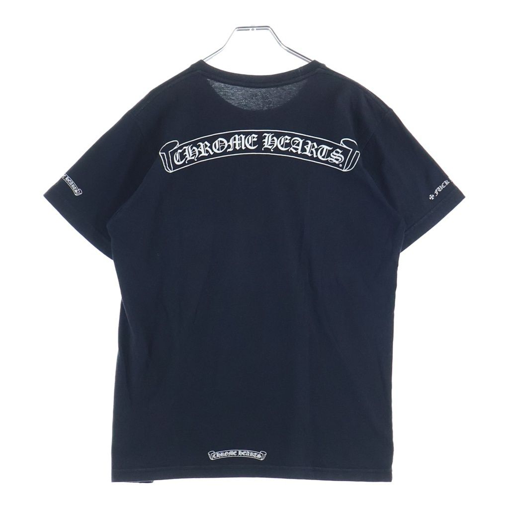 CHROME HEARTS (クロムハーツ) CH S/S バックスクロールラベルプリント 半袖Tシャツカットソー