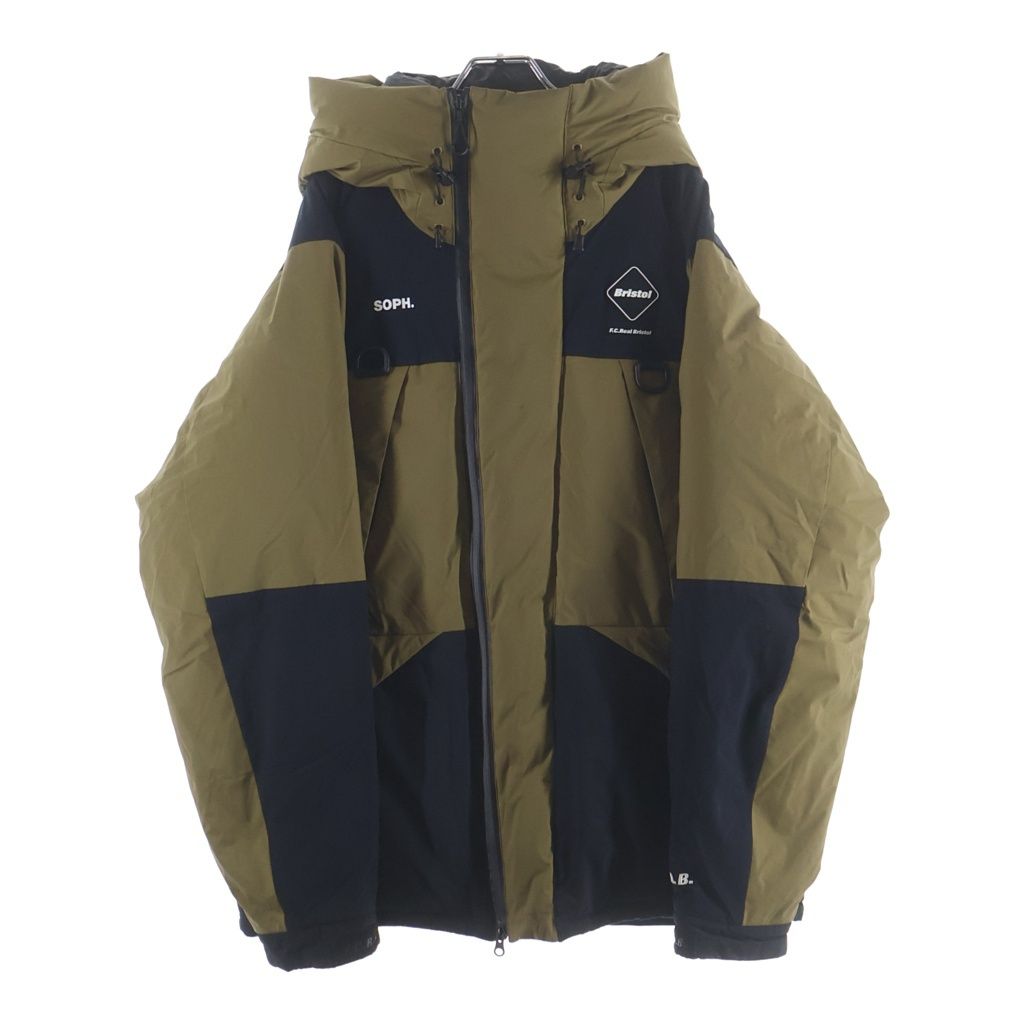 F.C.R.B./F.C.Real Bristol/FCRB (エフシーアールビー/エフシーレアルブリストル) 20AW DOWN BENCH PARKA ダウンベンチパーカー ダウンジャケット ベージュ/ブラック FCRB-202037