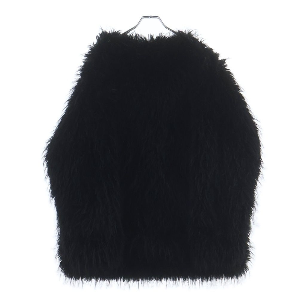 s'yte (サイト) SHAGGY FUR CREW NECK PULLOVER シャギー ファー クルー ネック プルオーバー ブラック UU-B11-623