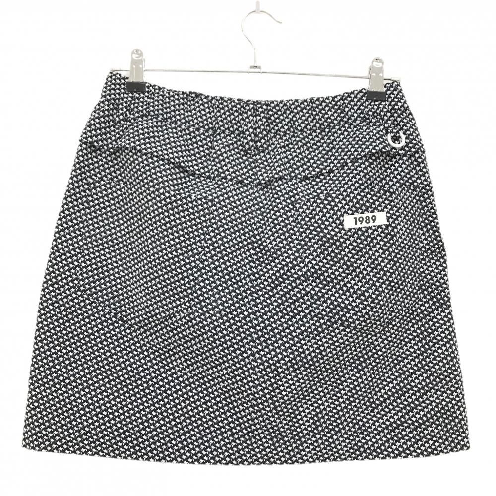 【新品タグ付】PEARLY GATES ゴルフスカート ヤシの木 総柄 Sサイズ 超美品】パーリーゲイツ スカート ダークネイビー×白 ヤシの木総柄