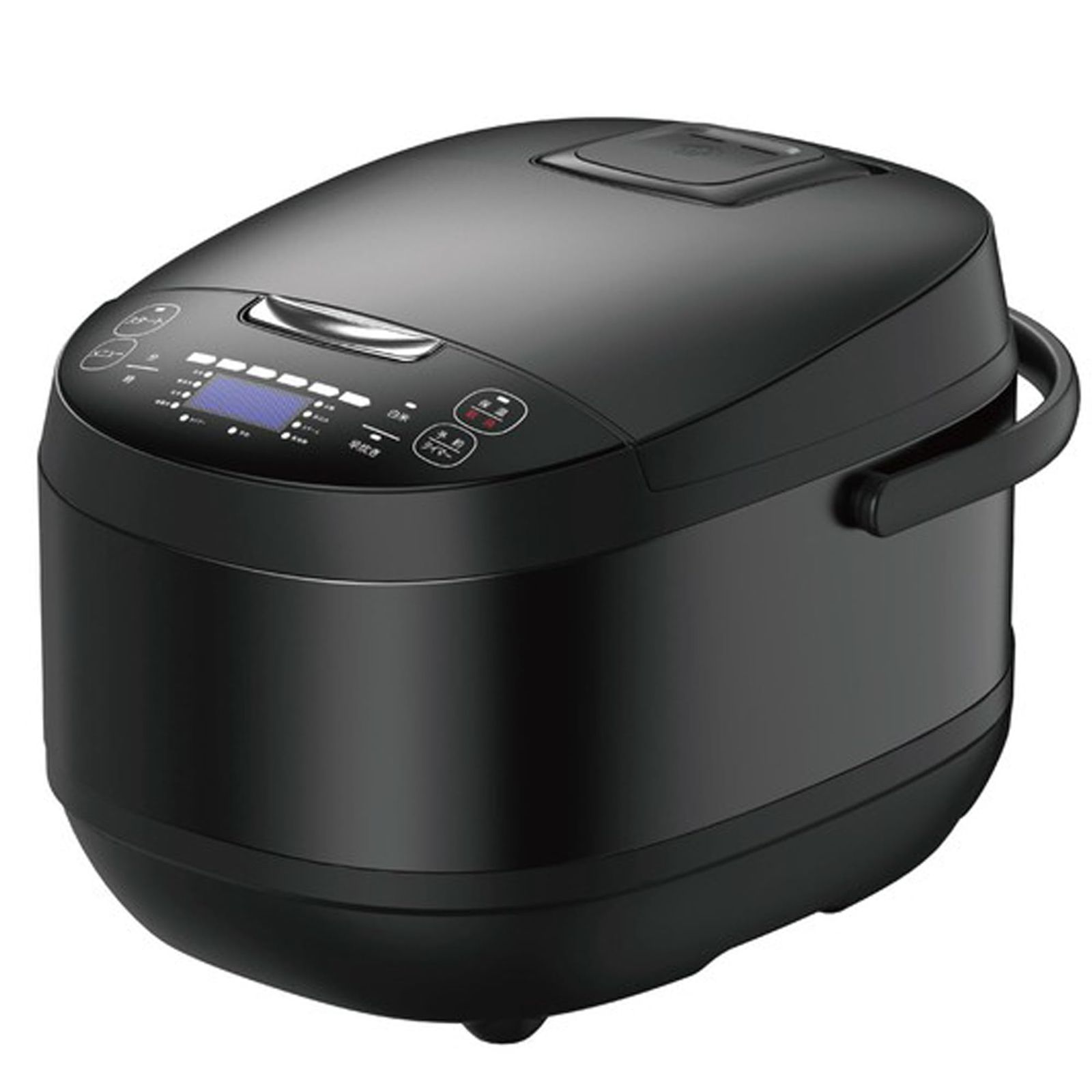 新品 東京Deco 多機能 炊飯器 一升炊き マイコン式 ブラック 極厚釜 10合 8種類の充実のメニュー(白米・無洗米・玄米・お粥・炊きこみご飯・スチーム調理・雑穀米・再加熱) 24時間保温 予約機能 一人暮らし サポート 調理鍋 独り暮らし 3 5.5 1