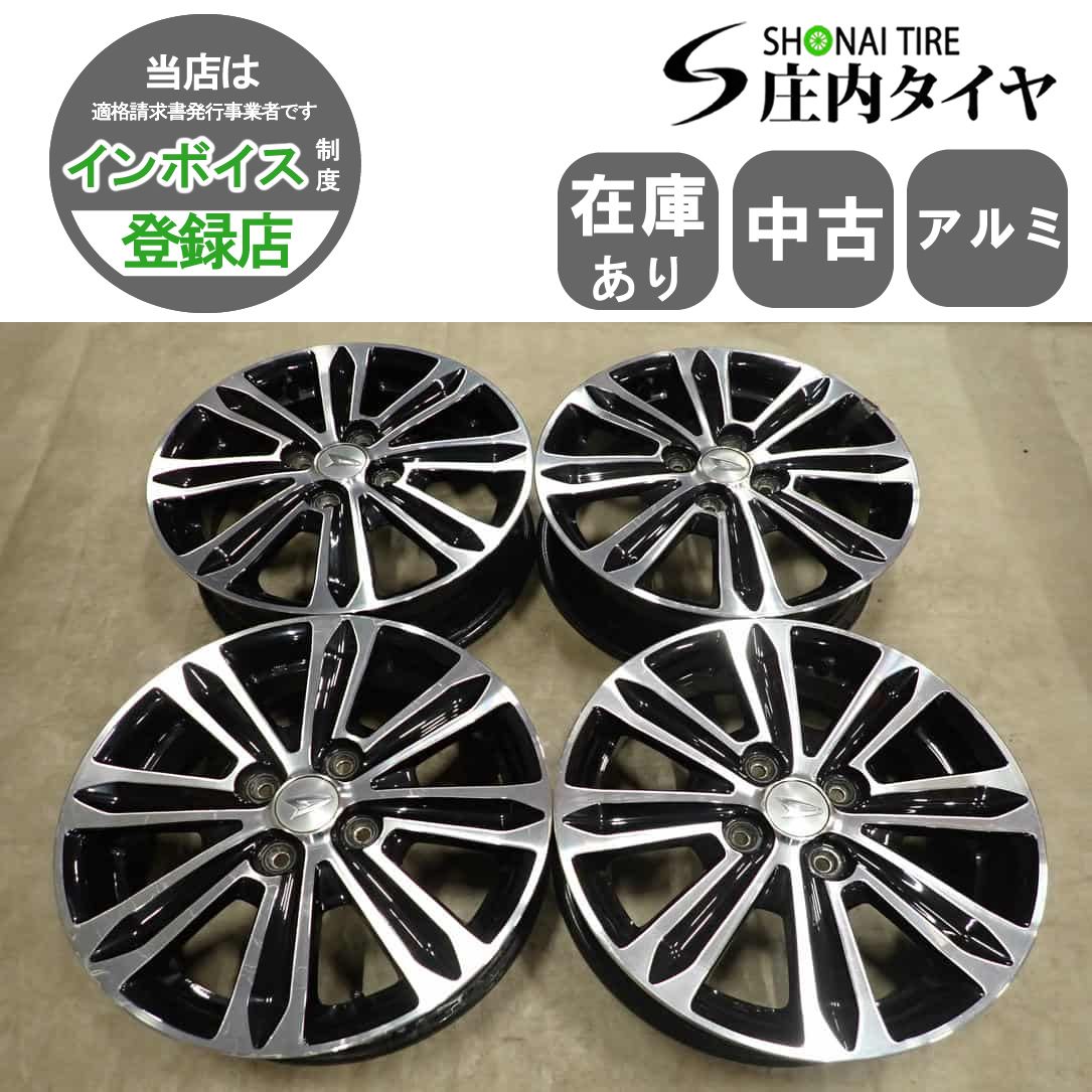 4本SET 会社宛 送料無料 15×4.5J ダイハツ タントカスタム LA600S 純正