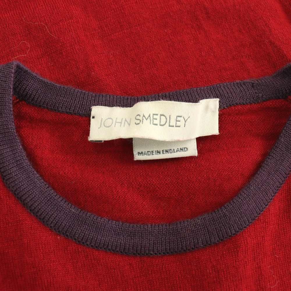 ジョンスメドレー JOHN SMEDLEY ウール100％ニット カットソー 五分袖