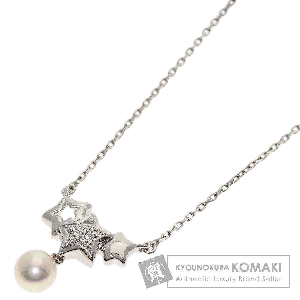 TASAKI タサキ パール 真珠 ダイヤモンド ネックレス PT900 PT850 レディース [中古]