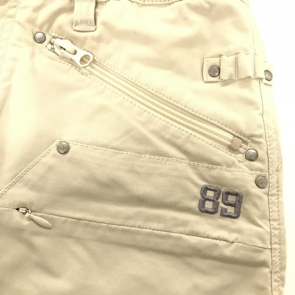 美品】パーリーゲイツ スカート ライトベージュ系 ウエストゴム