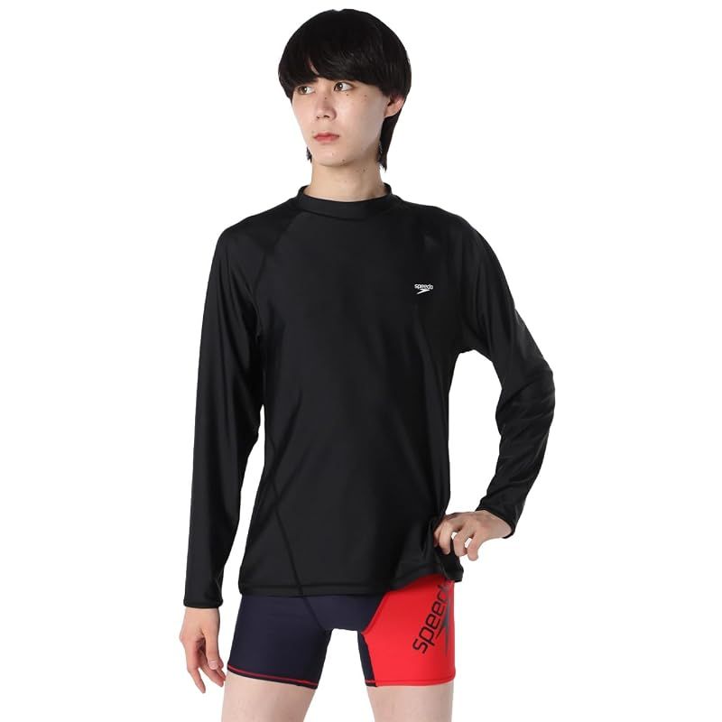 【新品】 [スピード] Tシャツ L/S Rush Tee ロングスリーブラッシュティー メンズ ブラック M