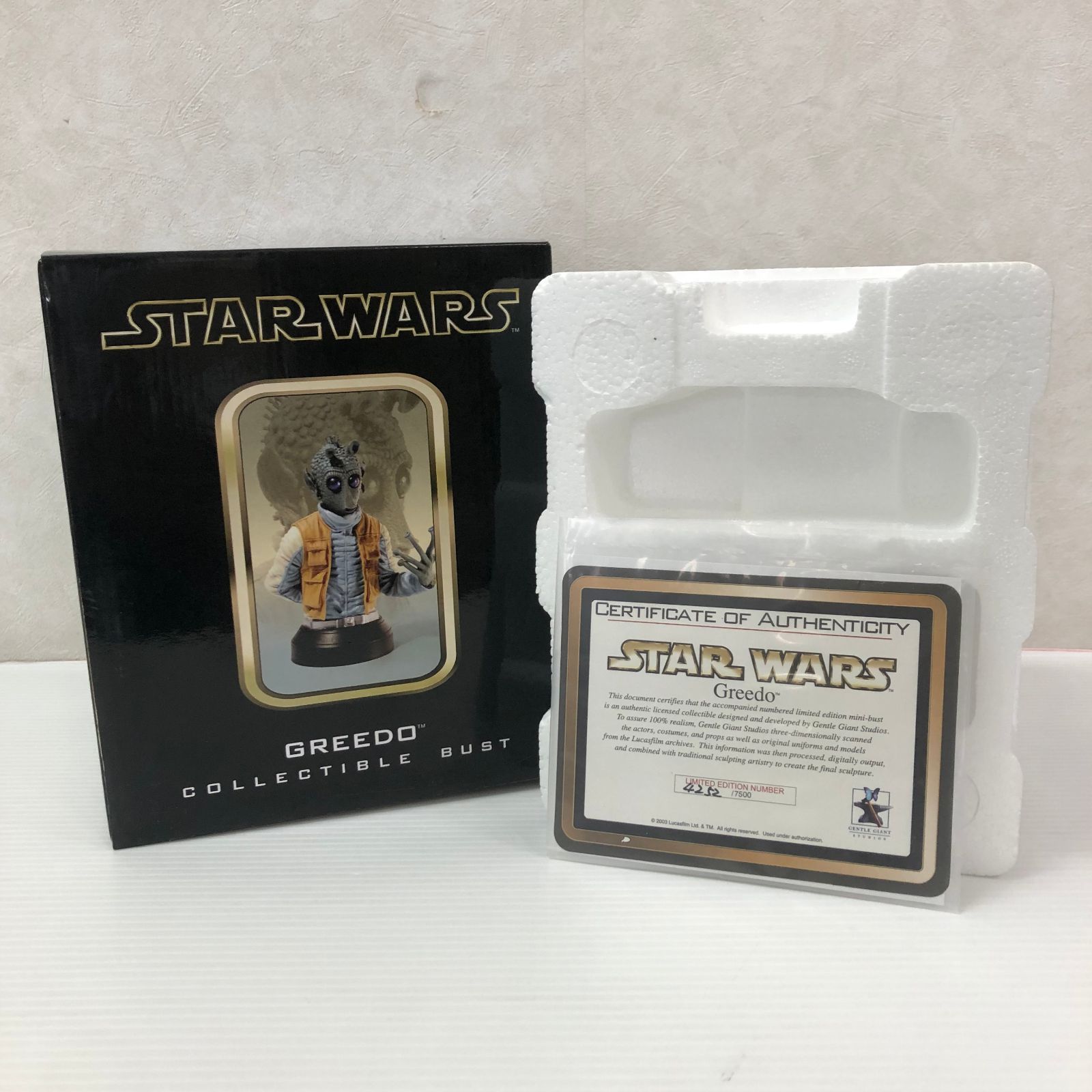 スター・ウォーズ コレクティブル・バスト グリード STAR WARS 