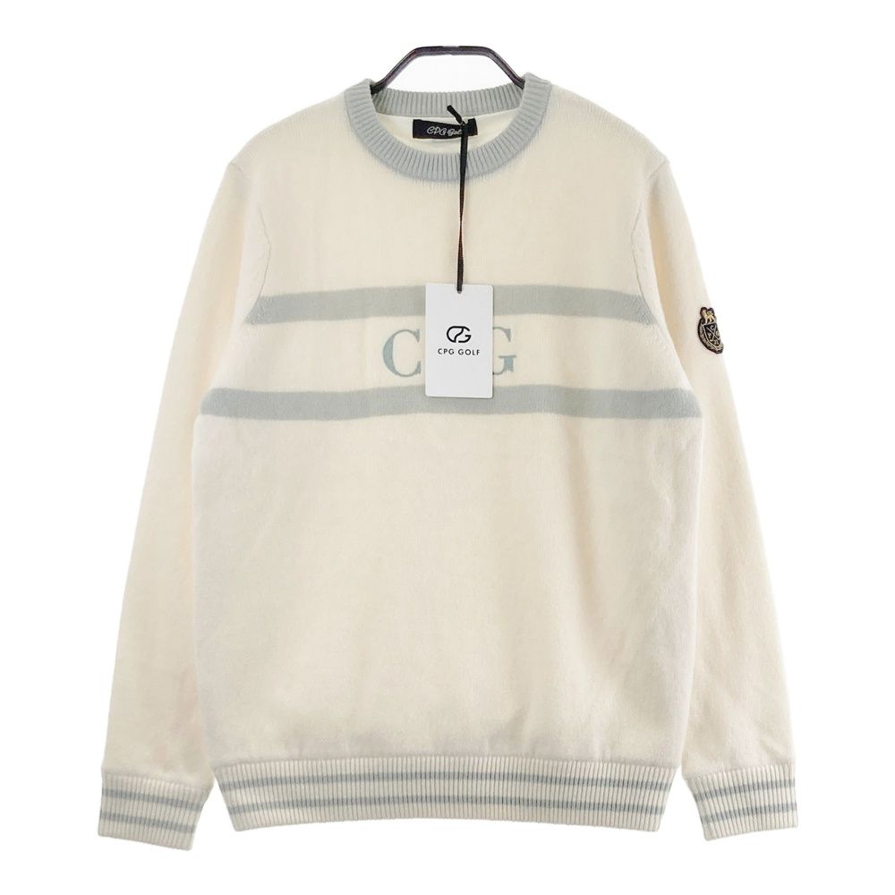 サイズ：2 CPG GOLF シーピージーゴルフ 1308-25243 ニット セーター ホワイト系 [240101676268] ゴルフウェア レディース ストスト