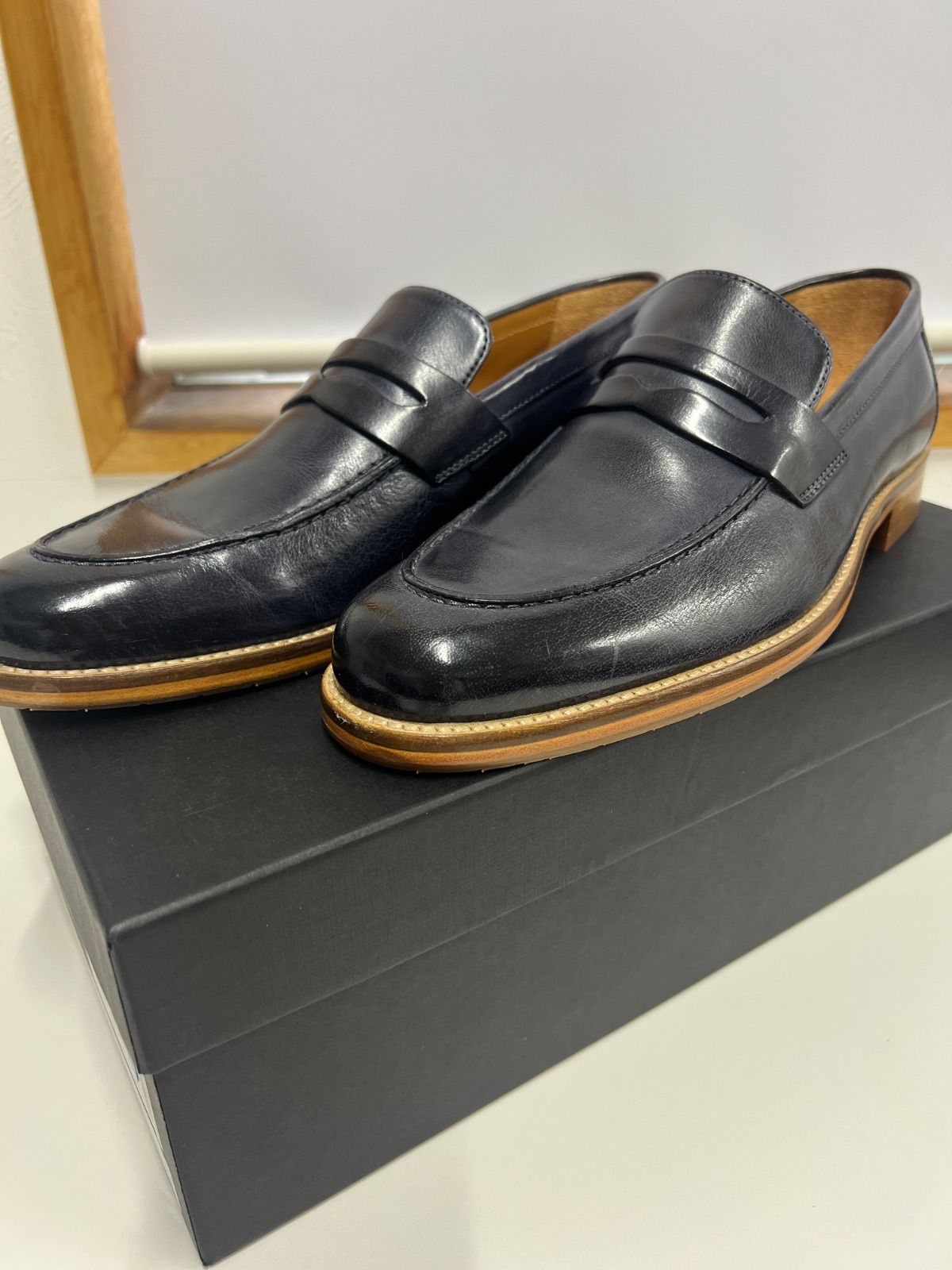 ＜未使用＞　alfredoBANNISTER アルフレッドバニスター　コインローファー
