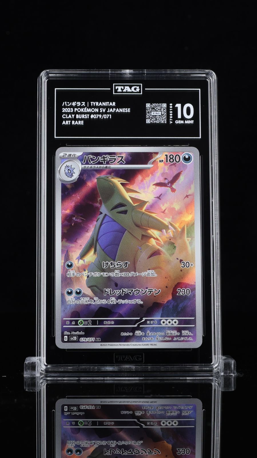 PSA 10 相当 TAG10 ポケモンカード ポケカ バンギラス 079/071 SV2D