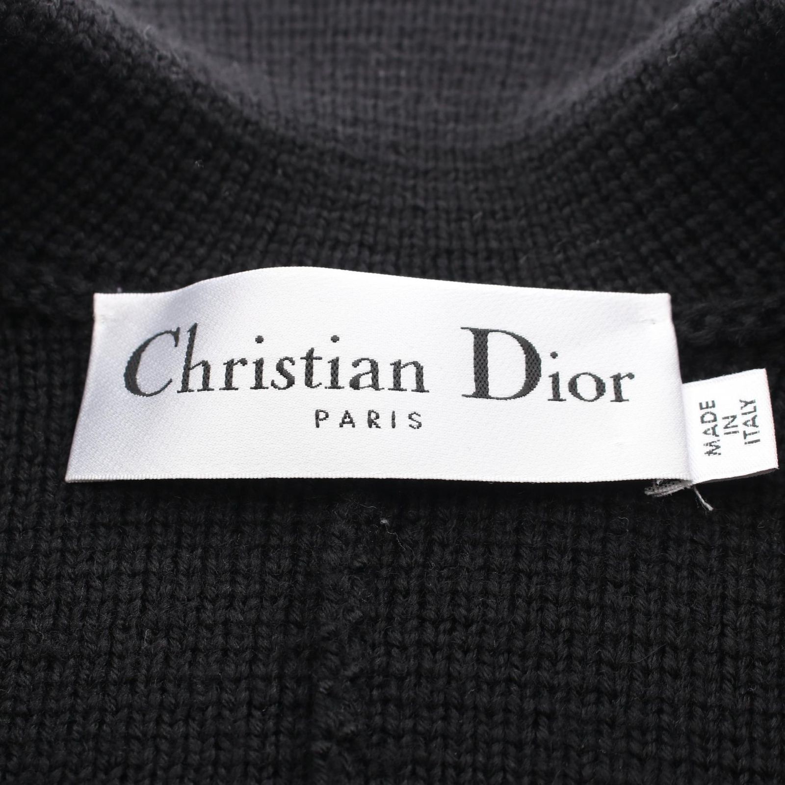 クリスチャンディオール Christian Dior ニット ウール ニットジャケット レディース Used A